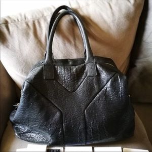 YSL Pebbled Leather Bag